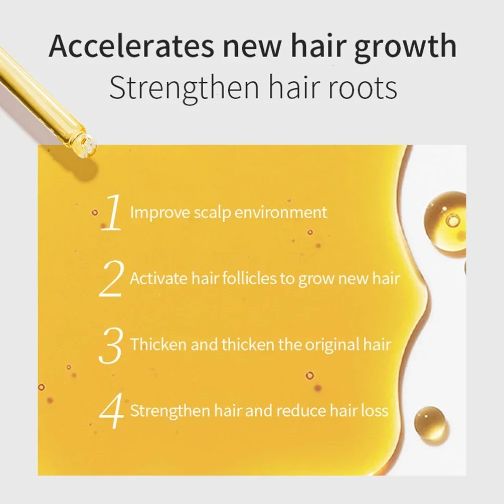 30ml Private Label Hair Growth Serum Custom Logo Hairs Root Grow Nutrient Solution Prevention Hair-loss Essential Oil Makeup