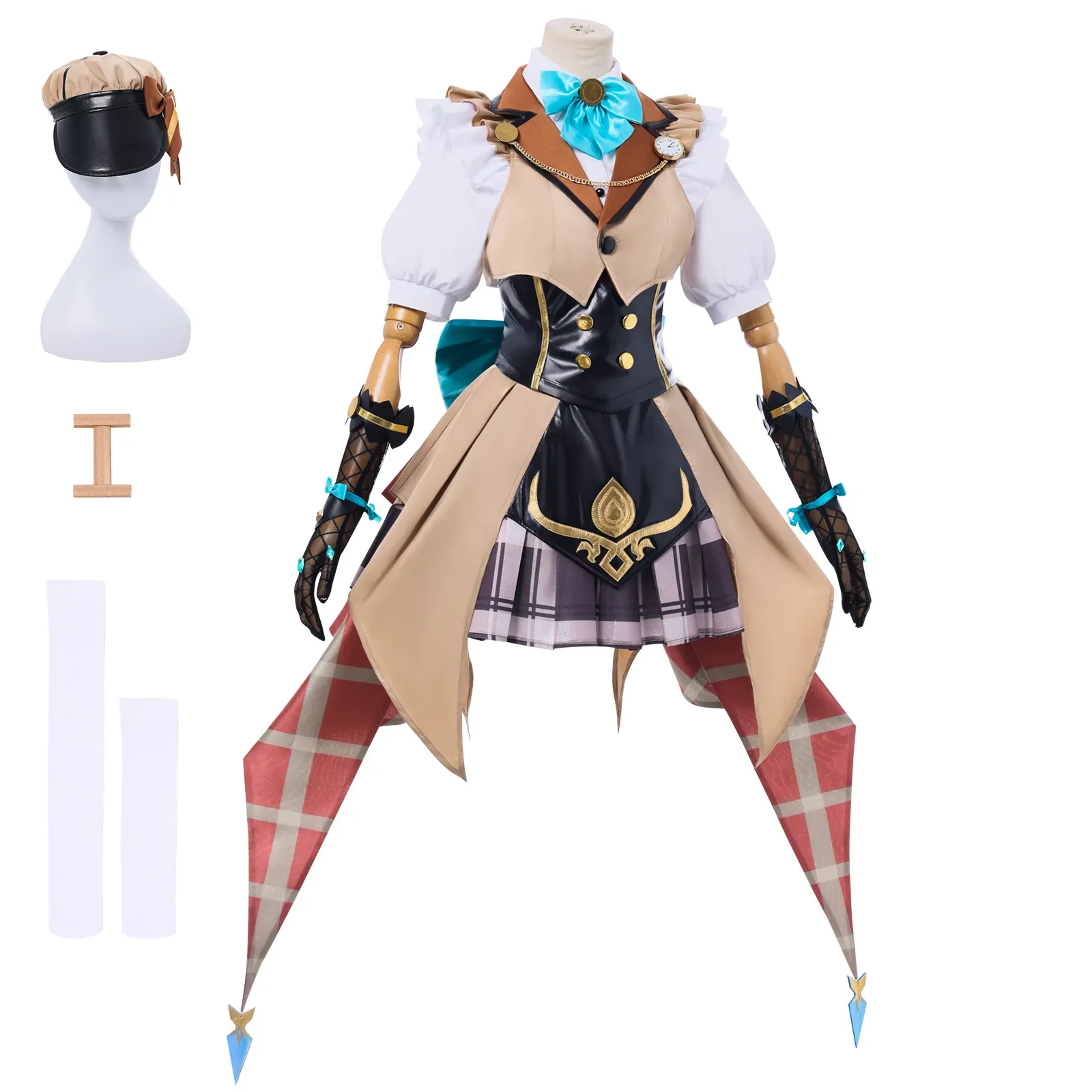 

Костюм для косплея King Glory: Униформа Сяо Цяо из игры «Погоня за секретным сертификатом», одежда персонажа из 2D-игры/анимации