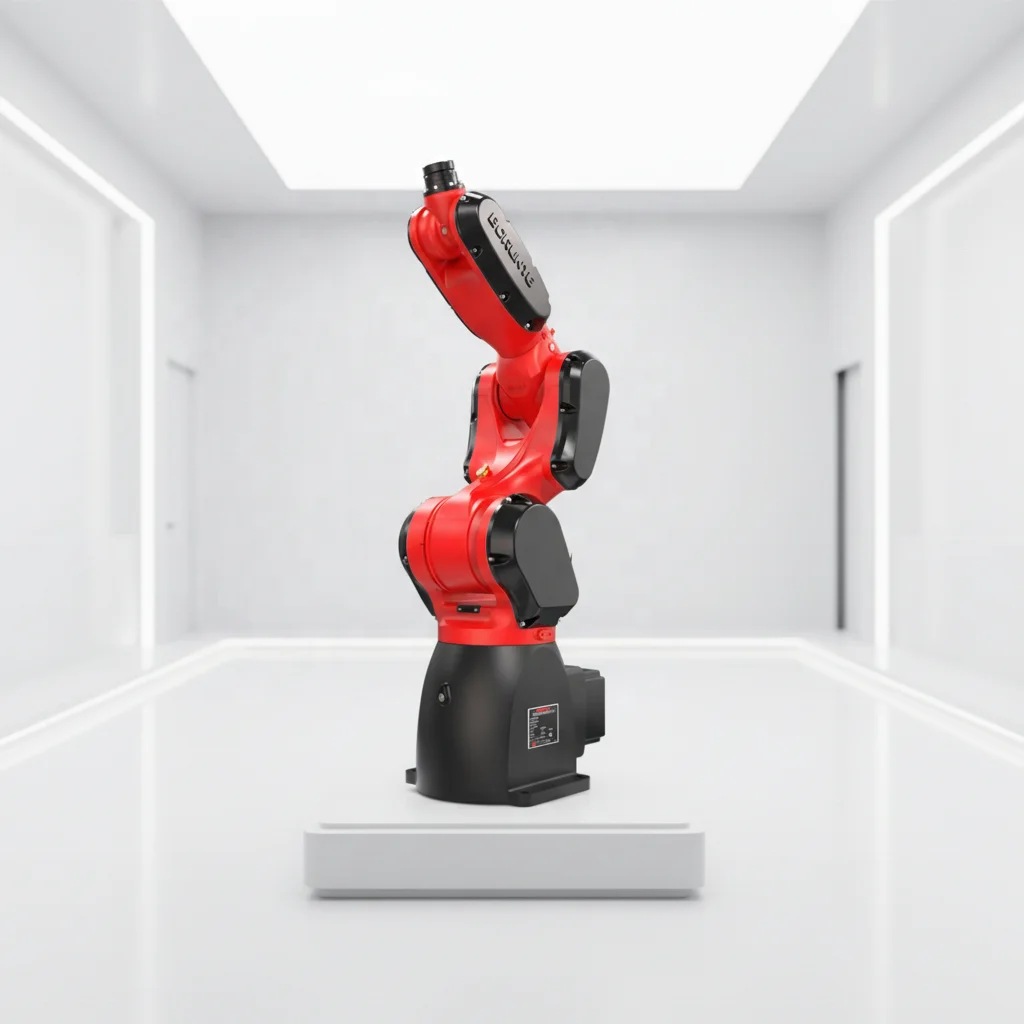 Robot Industrial con Brazo de 700 mm de Longitud, Carga Útil de 1 kg, Seis Ejes, Motor, Caja de Cambios y Plc