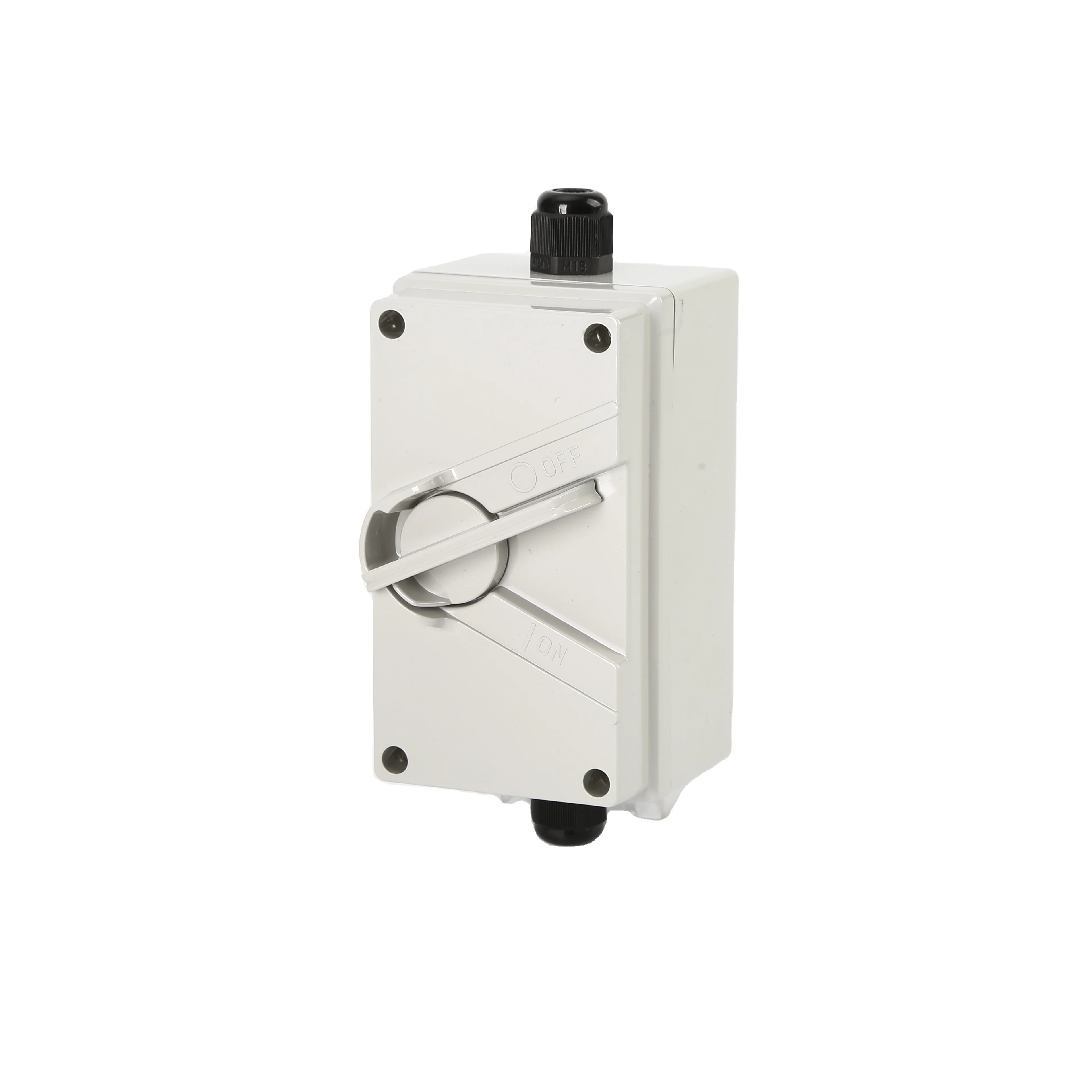 UKF-N 3 Phase Weatherproof Outdoor For Building 32A Waterproof AC DC Load Isolator Switch Disconnector