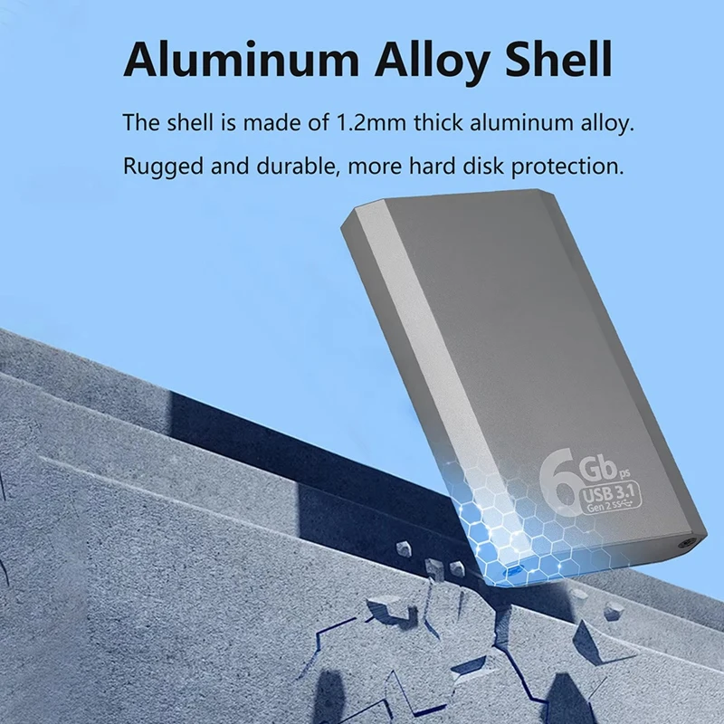 

Корпус-адаптер MSATA-USB 3.1 Gen2 10 Гбит/с для SSD, горячая распродажа, в наличии