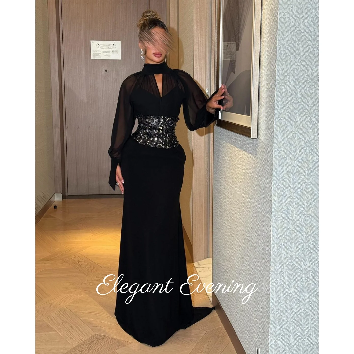 

V Neck Evening Dresses Pleated Beadings Prom Dresses Crystal Floor Length Wedding Party Dresses Saudi Arabia Customized