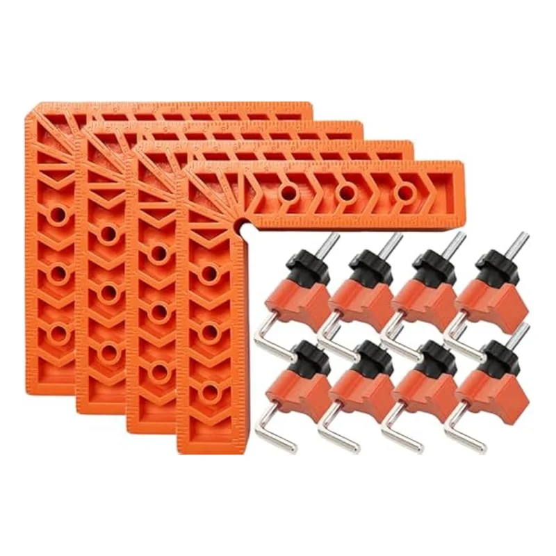 

AT51-4Sets: Угловые зажимы для деревообработки, зажимы для работы с деревом, зажимы под 90 градусов, зажимы для прямых углов