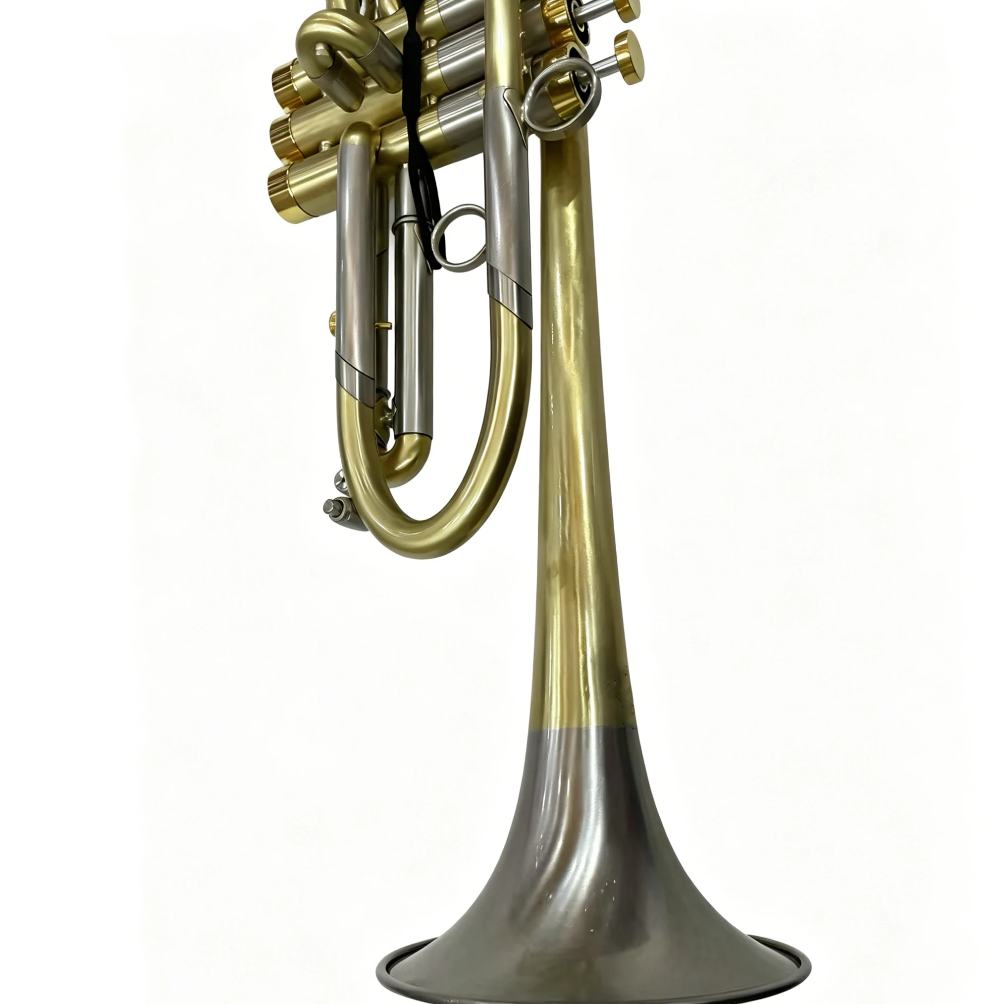 Matt Brushing Brass Surface Finished Nickel Plated Brushing Bell C Tuning Higher Standard Trumpet
