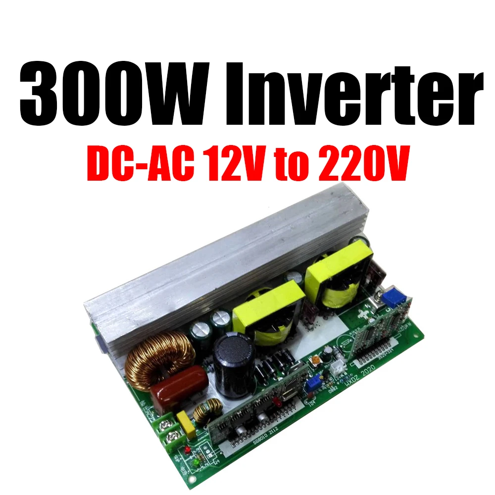 Inversor de Onda Senoidal Pura Conversor de Placa de Circuito Módulo Regulador dc para ac 300w 12v a 220v