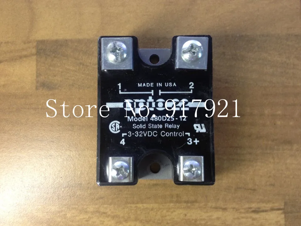 [ZOB] The original American OPTO22 480D25-12 in 25A 3-32VDC machine imported solid relay  --2pcs/lot