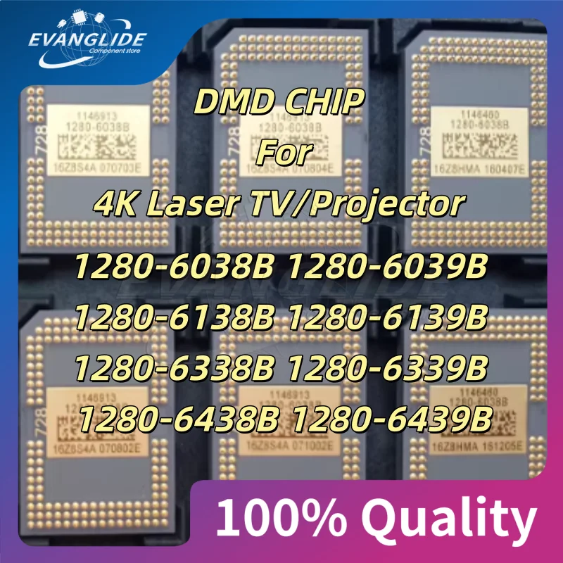 DMD CHIP For 4K Laser TV/Projector 1280-6038B 1280-6039B 1280-6138B 1280-6139B 1280-6338B 1280-6339B 1280-6438B 1280-6439B