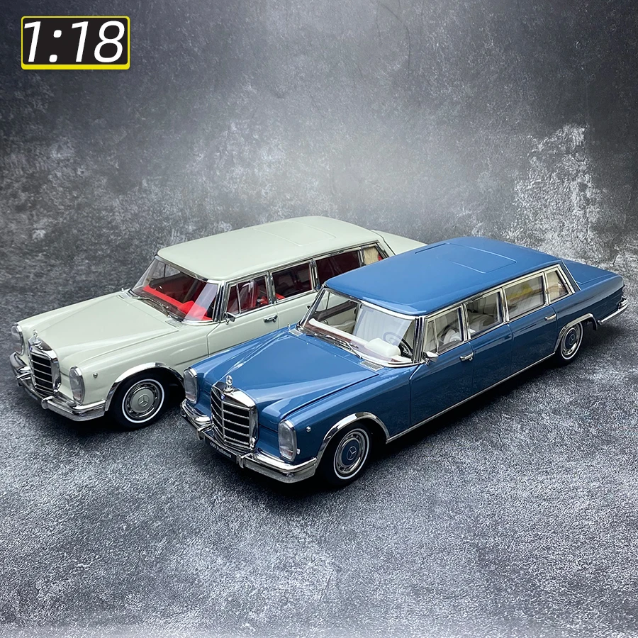 Kengfai 1:18  FOR benz pullman W100  benz 600 Alloy car model Collection Car model for a friend's birthday gift