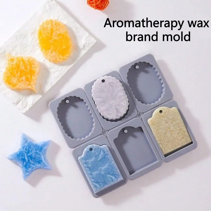 Silicone Wax Sachet Mold Scented Air Fresheners For Cars Closets Bathroom Keychain Epoxy Casting DIY Handicrafts Pendant Crafts