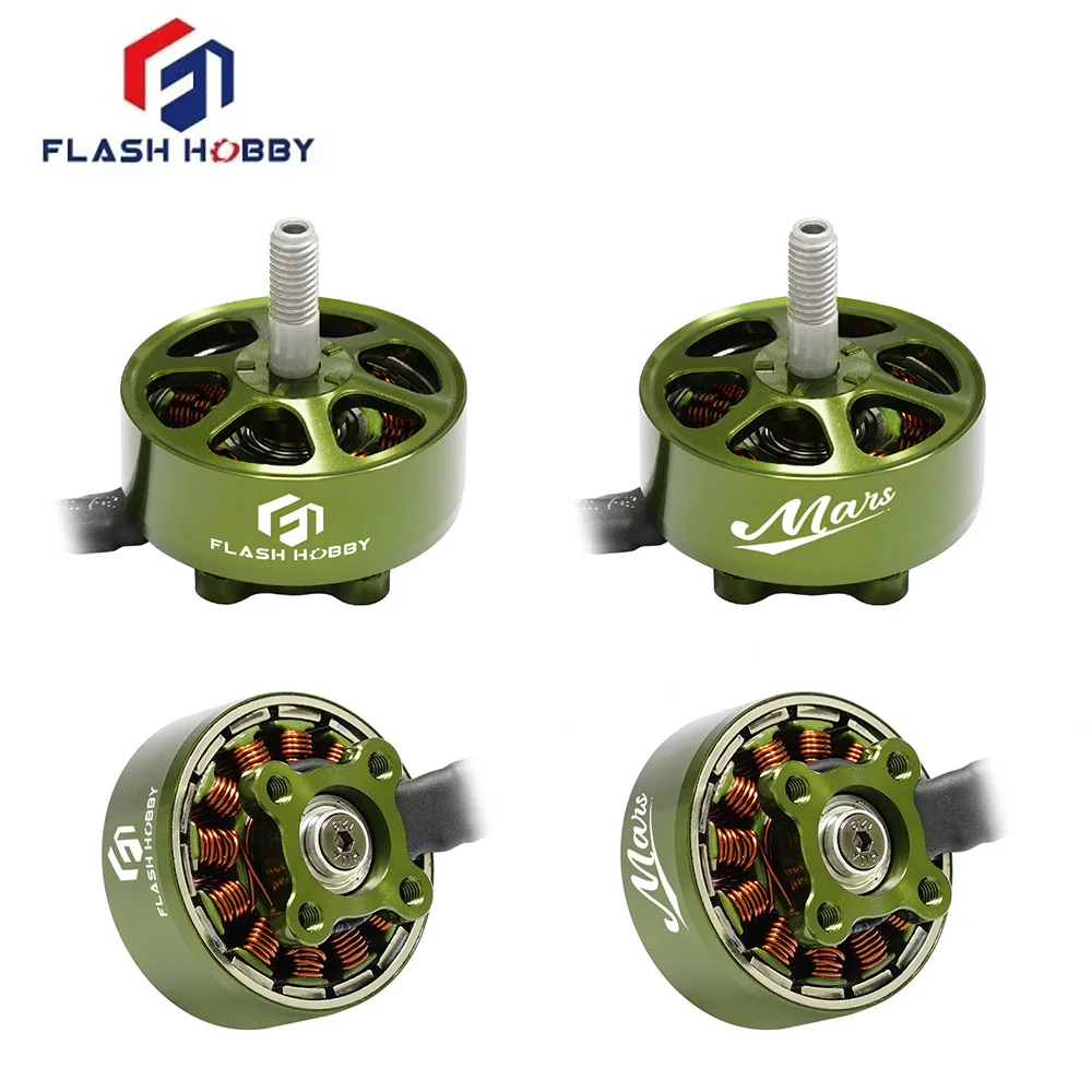 

FLASHHOBBY Mars M2807 1300KV бесщеточный двигатель 3-6S LiPo для FPV фристайла 7-дюймовые дроны дальнего действия DIY Запчасти