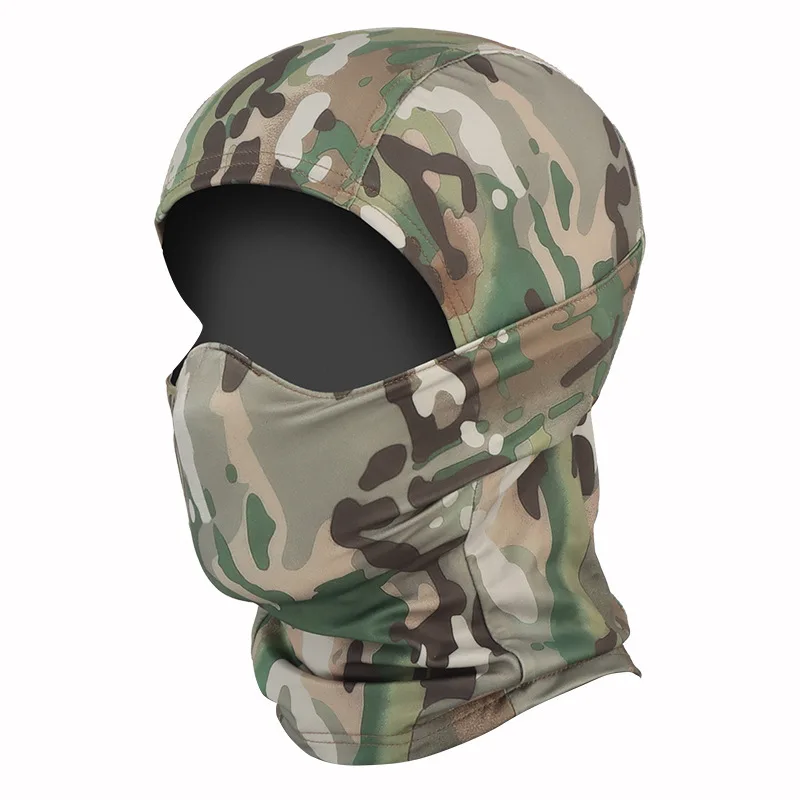 

Tactical Headgear Second-generation Silicone Mask for Face Protection Camouflage Riding Sun Protection Windproof Headgear