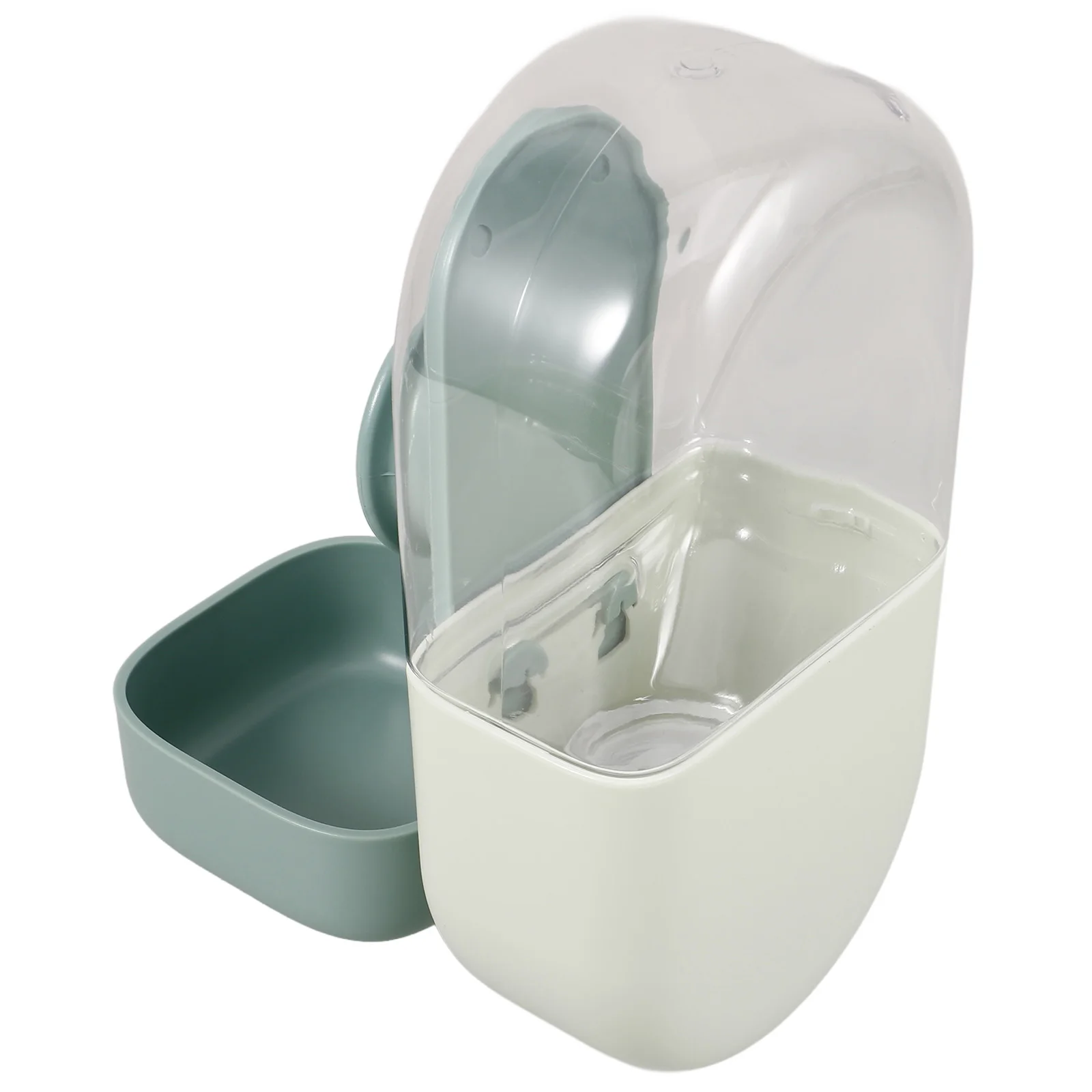 

Hanging Cats Automatic Drinking Fountain Cage Bowl Green Prevents Spillages Keeps Floor Dry Wet for Cats