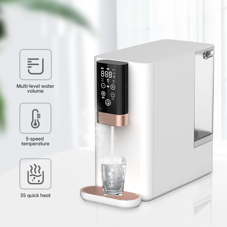 High efficiency alkaline reverse osmosis ro water filter machine water filtration system for home drinking