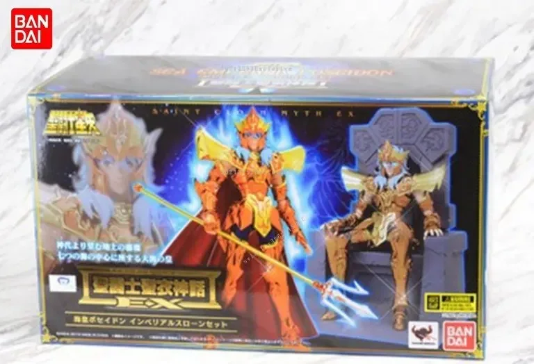 In Stock Bandai Poseidon Deluxe Edition Saint Seiya Myth Cloth EX Knights of The Zodiac Action Figure Anime Model Toys Hobby