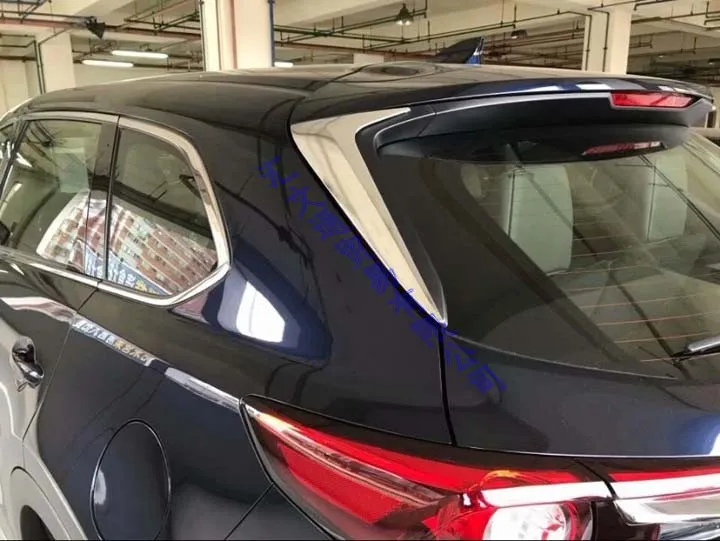 

For Mazda CX-9 CX9 2017 2018 2019 2020 2021 Decorate Accessories ABS Chrome Side Door Rear View Window Spoiler Cover Trim