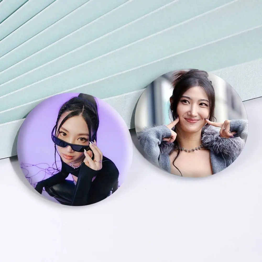 KPOP Singer E-EJAE Golden  Button Pins Backpack Clothing Decor Brooch Badge Jewelry Gifts for Kids - view 2