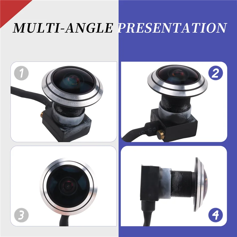 1.7Mm Panorama Fish-Eye AHD Video Camera 2MP 1080P Door Peephole Viewer Camera Wide Angle For Home Security-X62A