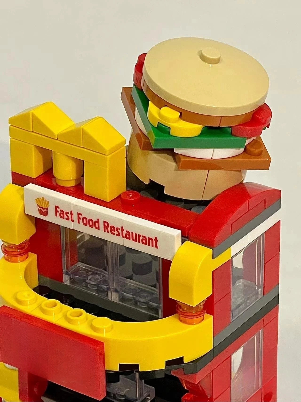 العمارة شارع عرض البيت اللبنات DIY ميني سيتي مخزن نموذج لعب لهدايا عيد الميلاد #2