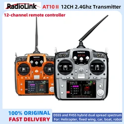 Radiolink AT10 II 2.4G 12CH Radio Transmitter R12DS RX Voltage Return Module For RC Airplane Helicopter FPV Drone