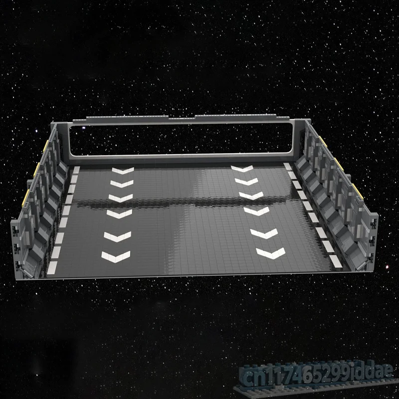 4368PCS Space Battle Series Hanger Bay Sci-Fi Station MOC Model Custom Puzzle Architecture DIY Creative Assembly Building Blocks
