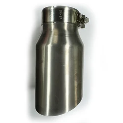 1PCS Universal 63/76MM Titanium alloy Vehicle Refitting Universal Exhaust Tip 15angle Car Muffler Tail Throat Modification