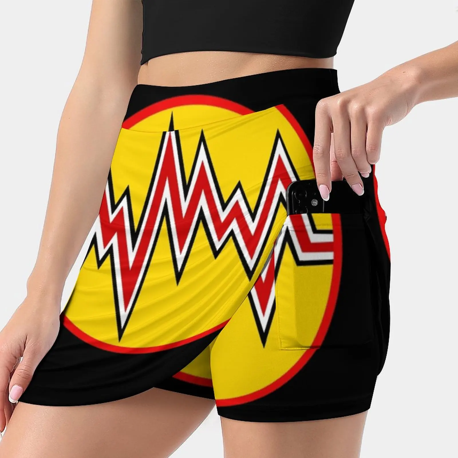 

Electric Mayhem Drum Summer Women'Sshorts Skirt 2 In 1 Fitness Yoga Skirt Tennis Skirts Heartbeat Pulse Electric Beaker Dr