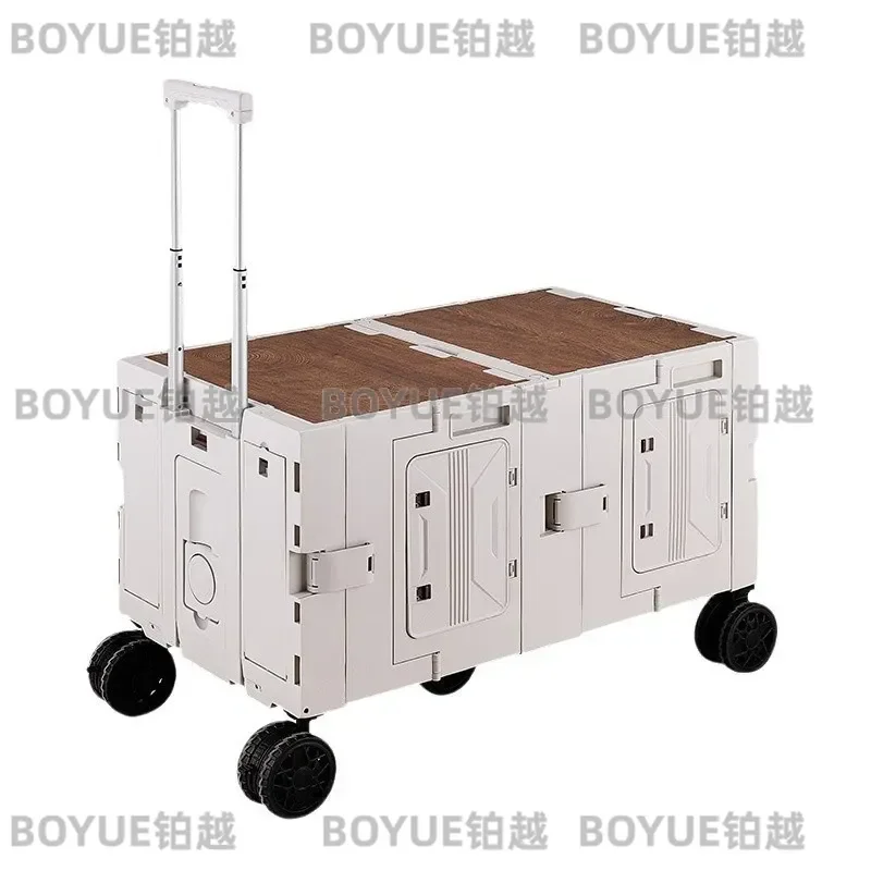 New outdoor camper strong load-bearing oversized outdoor cart folding hand push camp cart portable picnic camper