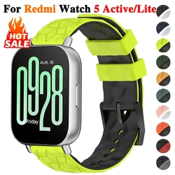 Silicone Strap for Redmi Watch 5 Active 5 Lite 22mm Smart Watch Band for Xiaomi Redmi Watch 5 Active/Lite Wristband Bracelet