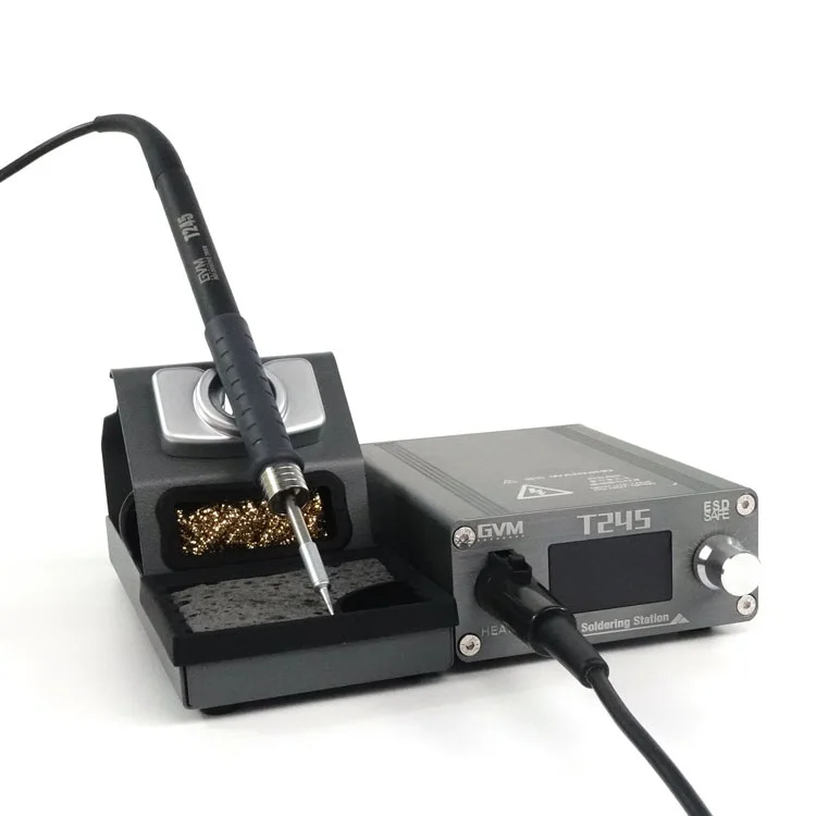

GVM T245 130W Mobile Phone Repair Constant Temperature Welding Station Wide Voltage Soldering Station Digital Soldering Iron