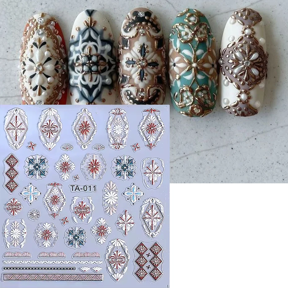 Böhmen Retro Nail art Aufklebe – Nail Art Zelda Bewertung und Preis