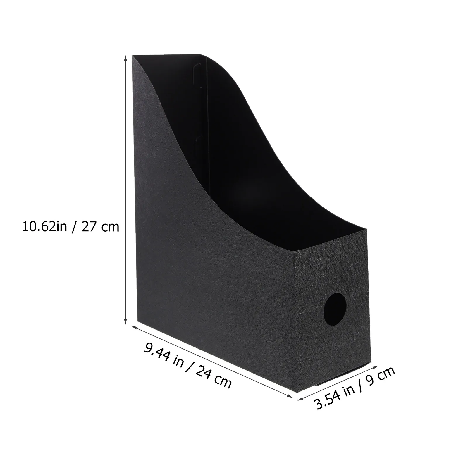 2Pcs Wear Resistant File Holder Design Desktop File Organizer for Office Household Classroom Library Book Magazine