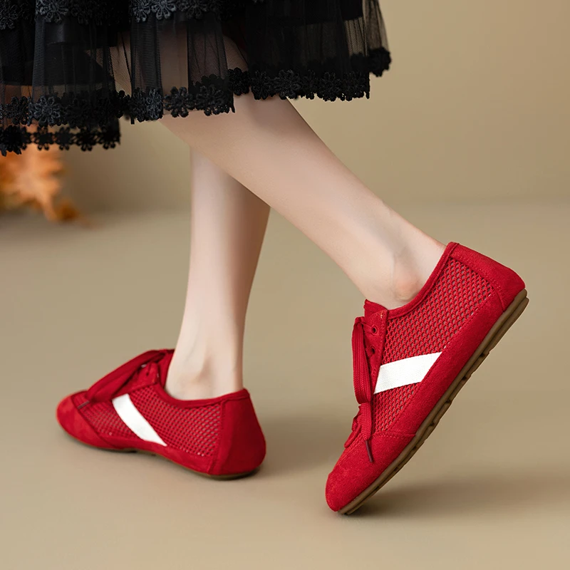 Женская обувь 2025, брендовая женская вулканизированная обувь на шнуровке, модные уличные нескользящие повседневные новые дышащие кроссовки больших размеров