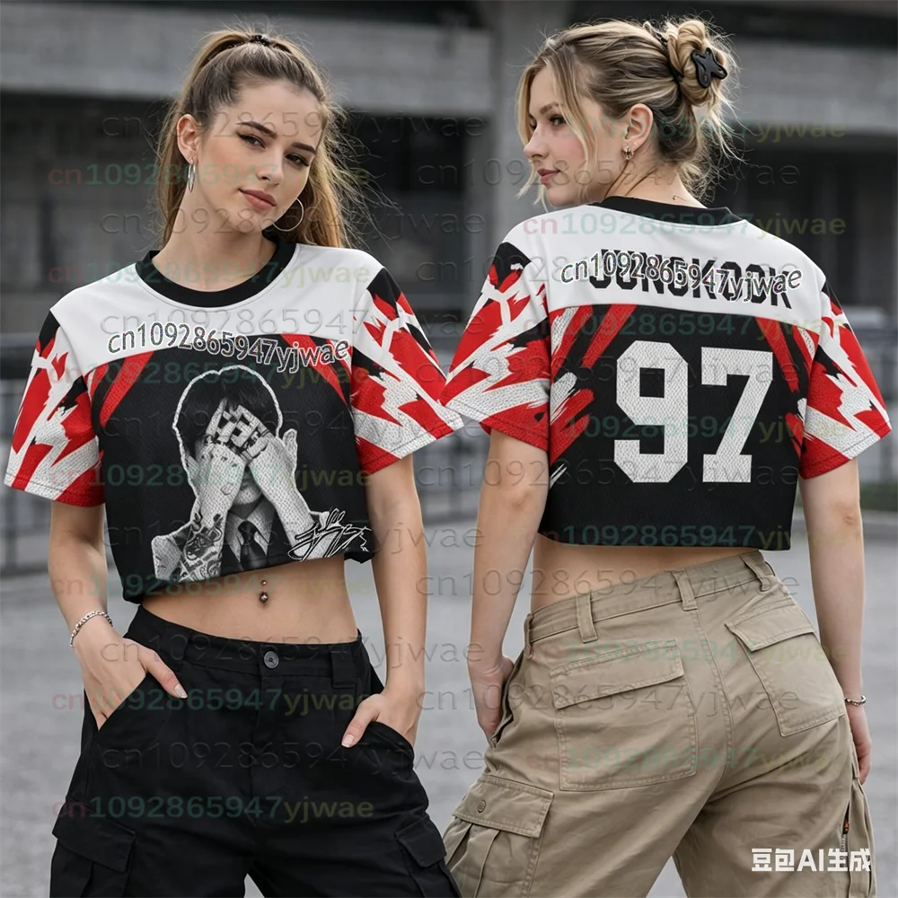 Camiseta de Tirantes ARMY 2026: Estilo K-Pop para Fans, Camiseta Corta de Gira de J-HOPE # 94 Tops de Moda para Niñas y Mujeres