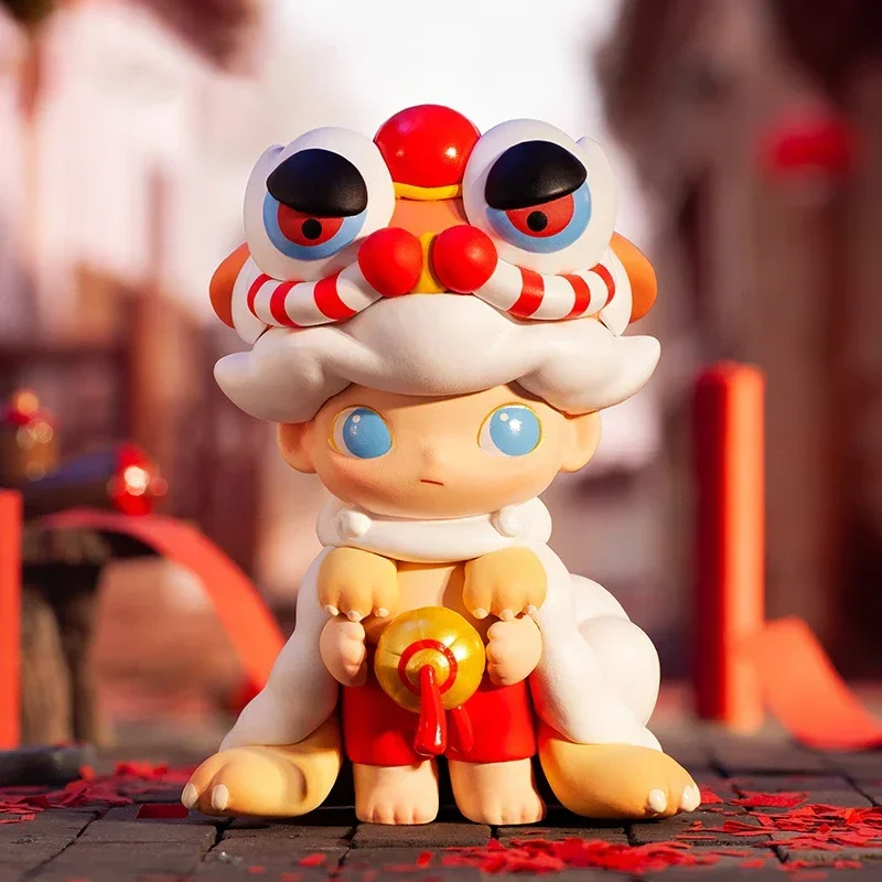 

POP MART Новый год тигра, серия слепая коробка, игрушки, каваи, аниме, экшн-фигурка, сюрприз, тайна коробка, куклы, подарок для девочек