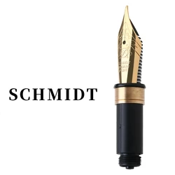 SCHMIDT 5, 6 Size /BOCK gold-plated/silver fountain pen nib EF 0.38mm /F 0.5mm Nib Stationery School Bussiness Office Supplies