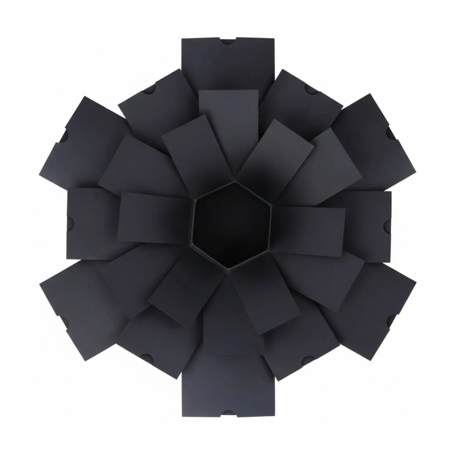 

Коробка-сюрприз DIY, шестиугольная многоярусная подарочная коробка для фотографий и записей, креативный подарок на день рождения, для признания в любви, романтический подарок