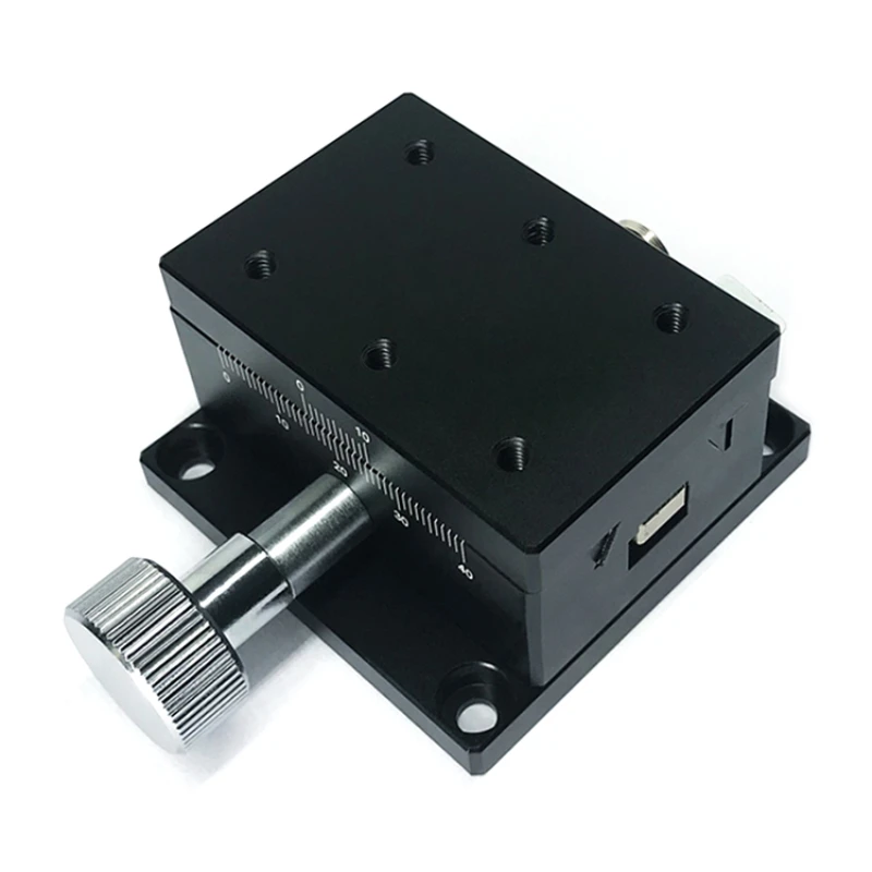 X-axis dovetail platform manual displacement lifting precision rack dovetail groove sliding LWX4040/4060/4090