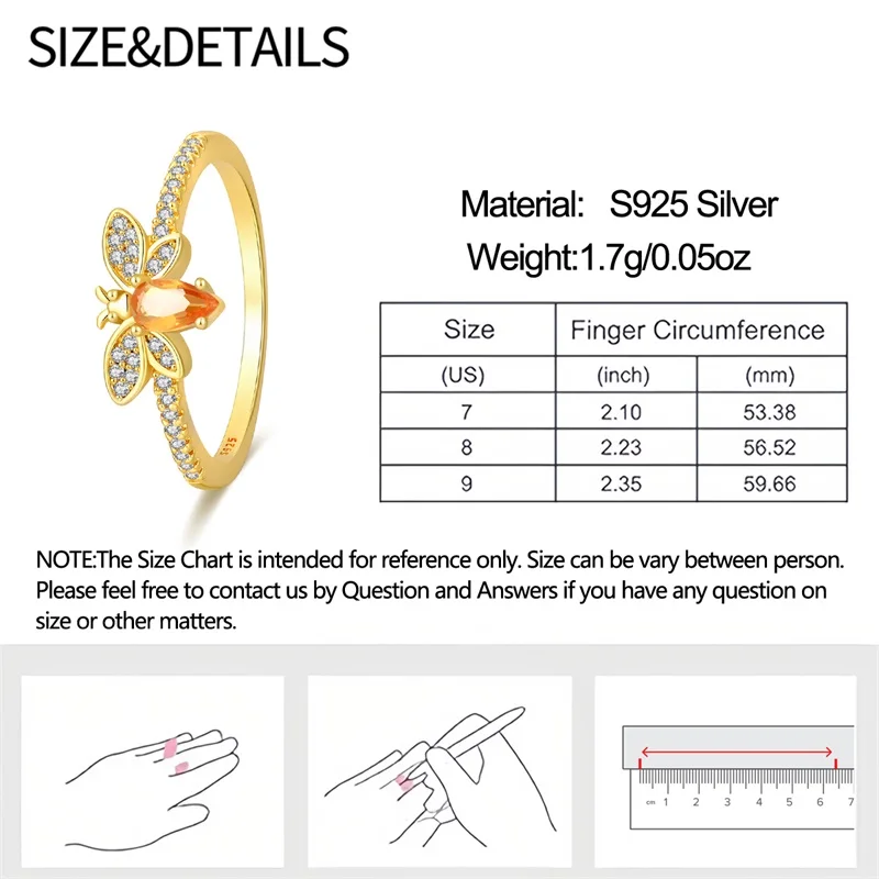 Women's Simple Design 925 Sterling Silver Engagement Ring
