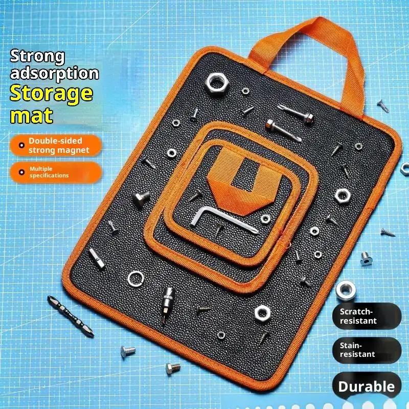 Magnetic Tools Storage Mat Strong Magnet Anti Slip Screw Nut Organizer Holder Pad For Repair Workshop Portable Tool Holding Pad