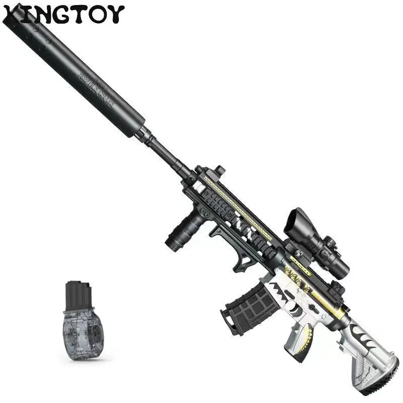 Pistolet żelowy Blaster M416 elektryczny ręczny pistolet-zabawka karabin pneumatyczny pistolet do paintballa kulka żelowa pistolet dla dorosłych