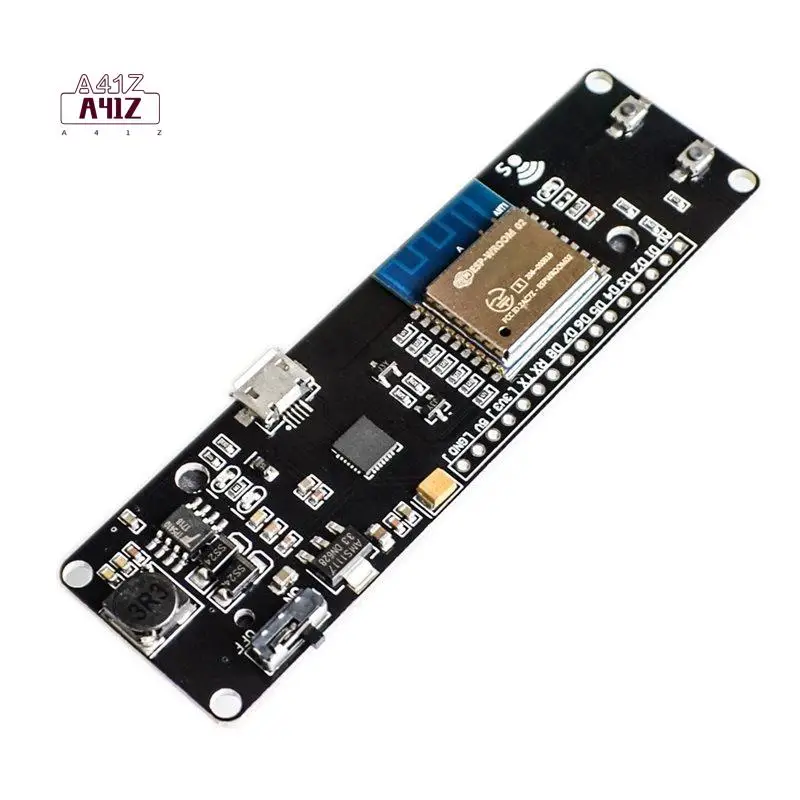 A41Z-For Wemos D1 ESP--02 Mother Board Mini Wifi Nodemcu Module 18650 Charging Battery Development Board