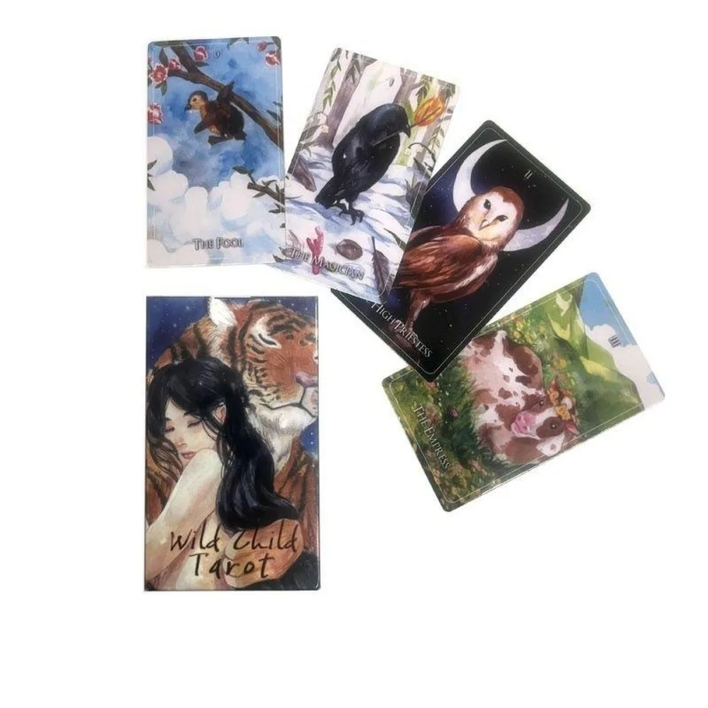 12x7 cm Wild Child Tarot 78 Pcs Cards