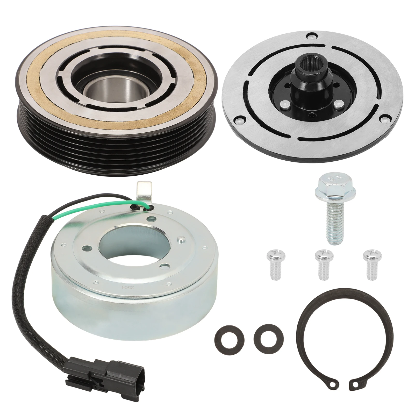 

Air Conditioner AC Compressor Clutch Kit Compatible with Escape 2008-2012 Mazda Tribute 2008-2011 Mercury Mariner 2007-2011 3.0L