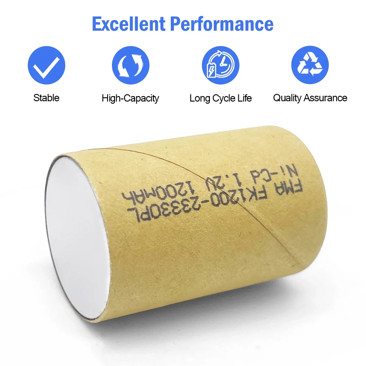 2pcs Industrial 1.2V 4/5Sub C SC Ni-Cd 1200mAh Ni-MH 2200mAh Rechargeable for Heavy-Duty Tools Robotics CE/RoHS