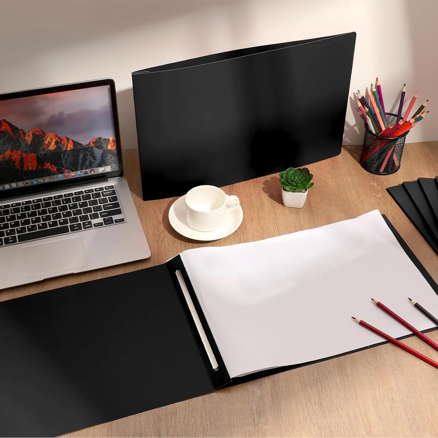 12-Pack 11x17 Report Covers with Metal Prongs, 3" Capacity for Documents, Proposals & Transcripts