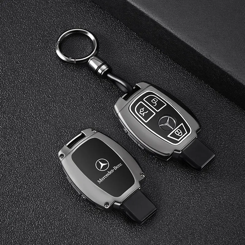 Suitable for the Mercedes Benz C260L keycase new GLC300L car E300L male C200L shell GLC260 buckle XM