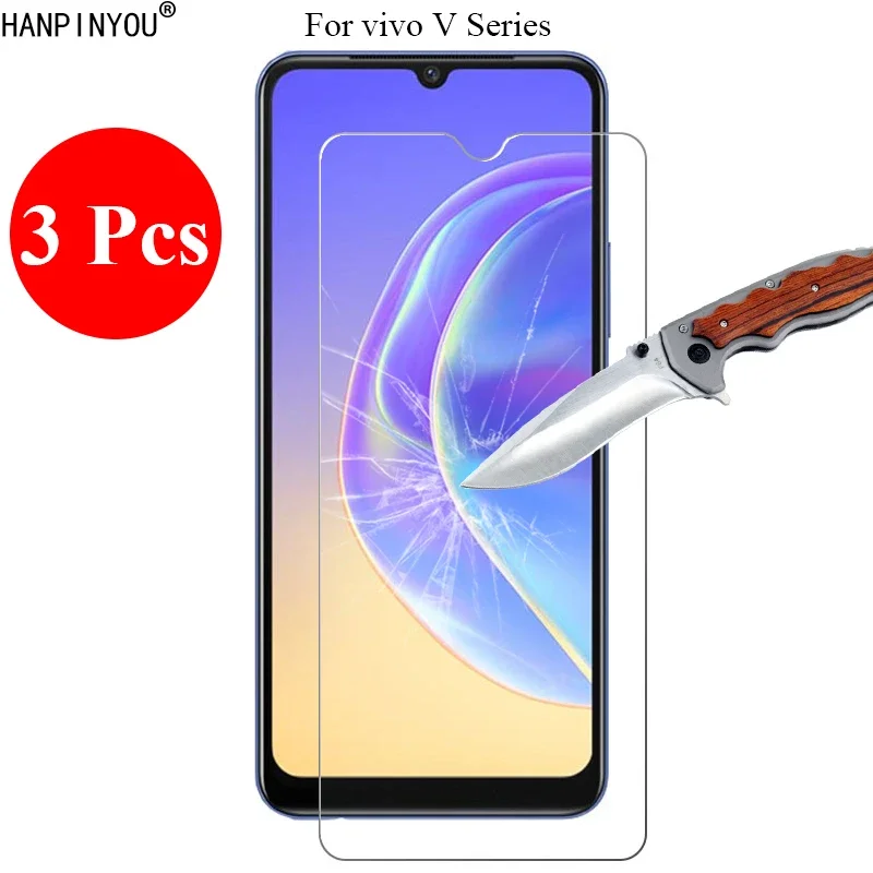 3 Pcs/Lot 9H 2.5D Tempered Glass Screen Protector For vivo V30 V29e V27e V25e V21 V21e V23e 5G V25 Pro Lite Protective Film