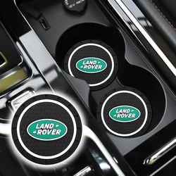 Posavasos antideslizante para taza de agua de coche, 2 piezas, alfombrilla de goma, soporte para botella, portavasos Interior antideslizante para Land Rover Range Rover Evoque