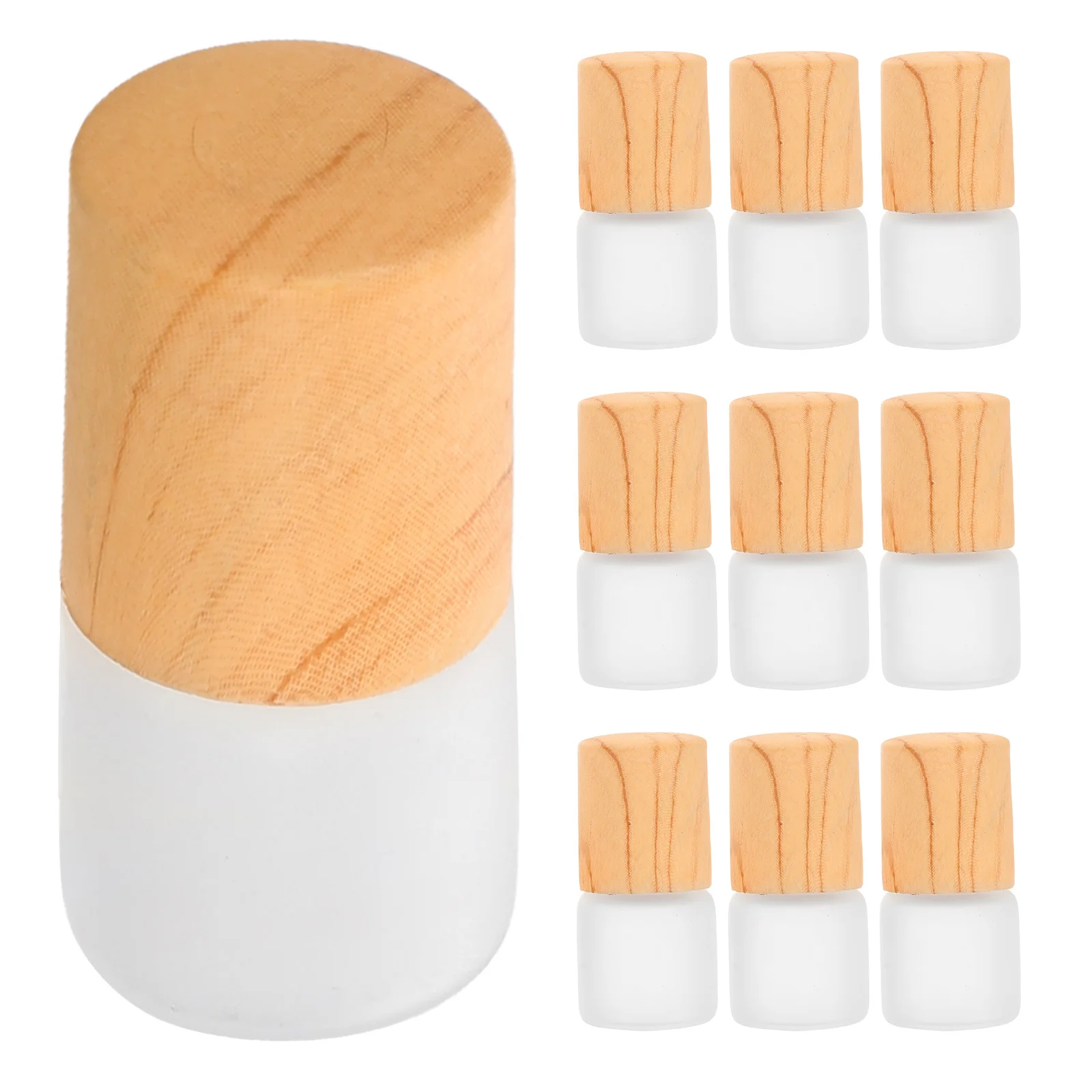 20 Stück nachfüllbare Glas-Parfüm-Roller-Flaschen, Mini-Reise-Probenflaschen, Behälter für ätherische Öle, Aromatherapie-Duftroller