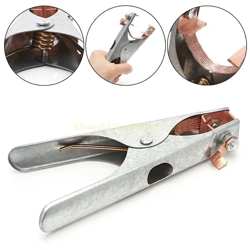 

Welding Manual Welder Earth Ground Cable Copper Grip Clip Clamp 300A,Copper Welding Ground Grip for Stable Electrical Contact